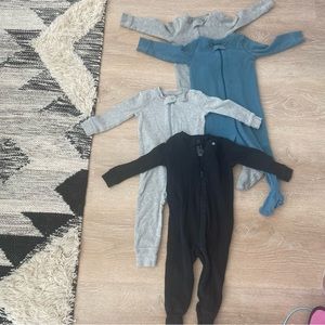 Primary Organic Cotton Rompers & Footies (9-12 months)